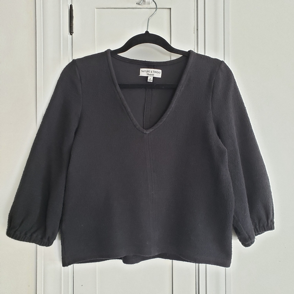 Madewell Texture & Thread Full-sleeve Top